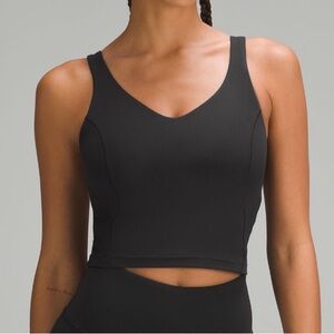 lululemon align crop black size 6 but fit like a 2